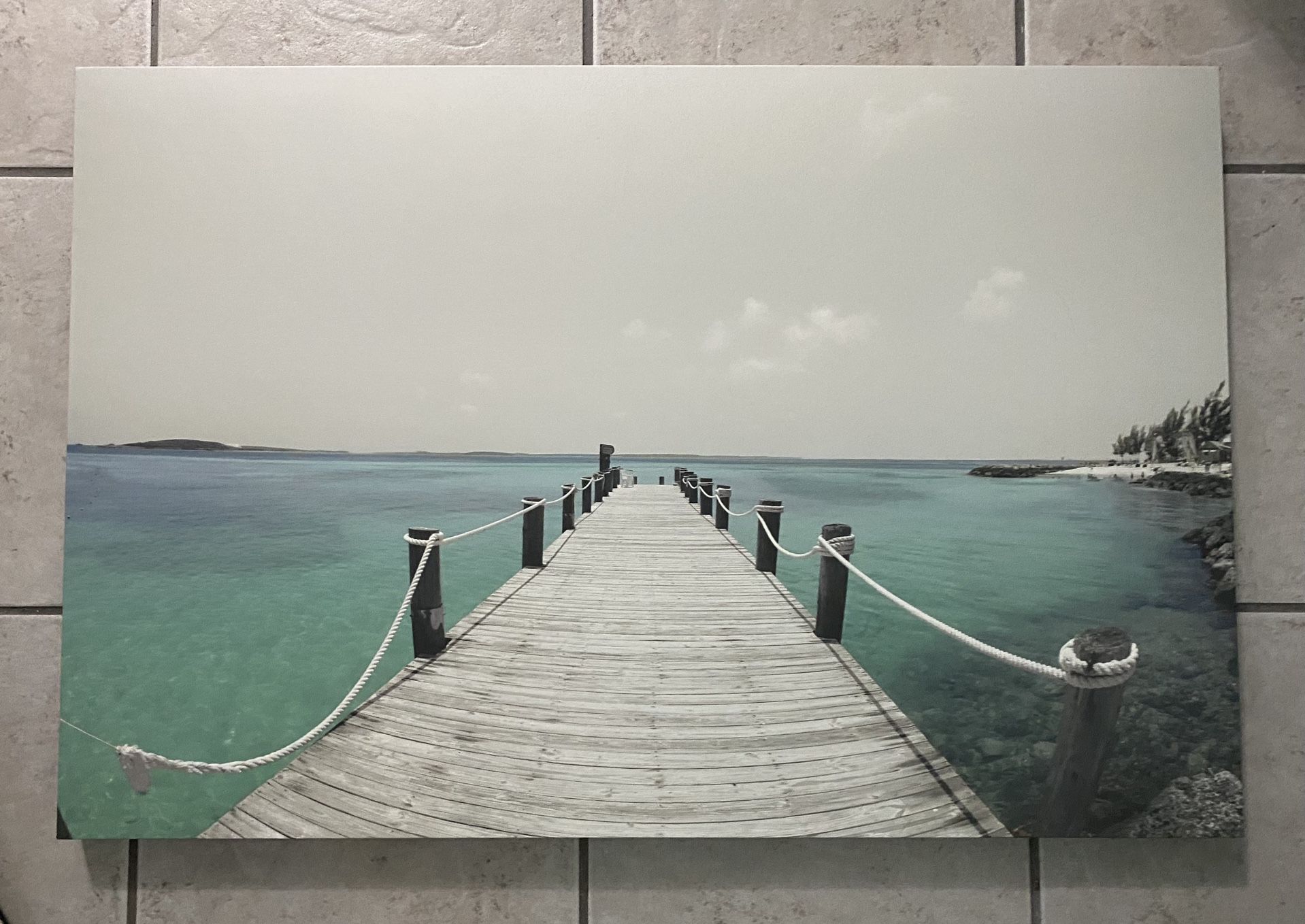 Beach Walk Canvas Photo