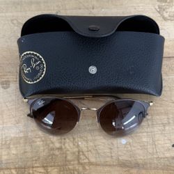 Sunglasses Ray Ban brown gold gradient metal