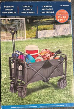 MAC Sports Folding Wagon w/ Brakes – Brand New in Box