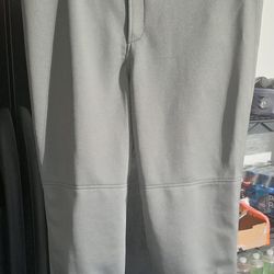 (BB - 41)  MIZUNO WOMEN'S SOFTBALL PANT GRAY SIZE X-LARGE 