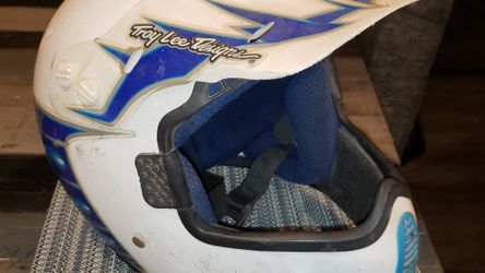  TROY LEE DESIGNS VINTAGE HELMET  MOTORCYCLE  / BMX  HELMET  MADE BY BELL ITALIAN MADE DOT APPROVED.