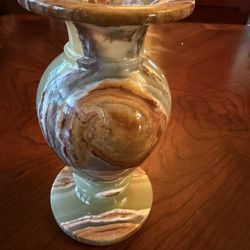 New Beautiful Solid Onyx Stone Vase