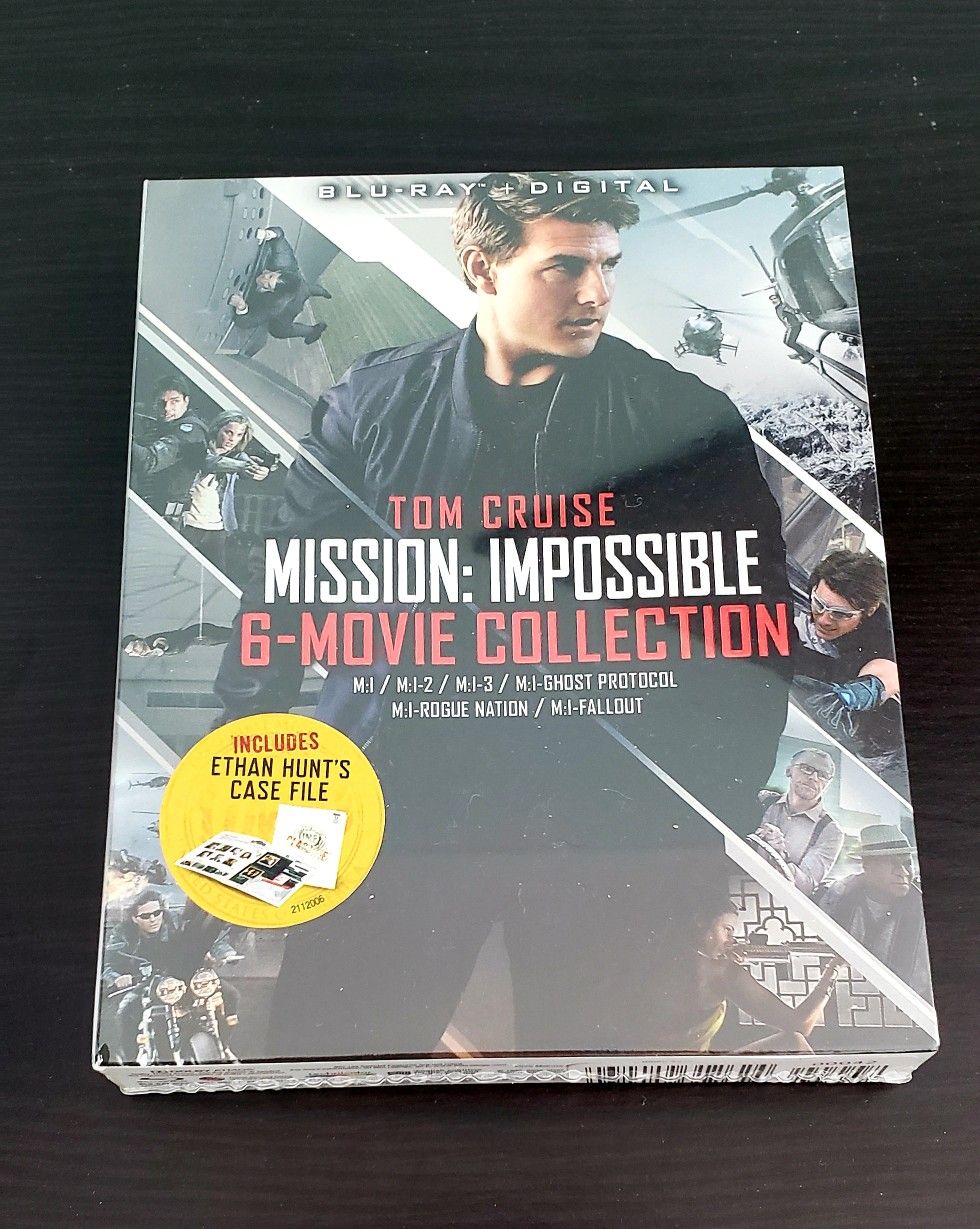 MISSION IMPOSSIBLE 6-MOVIE - BLURAY DISCS + DIGITAL