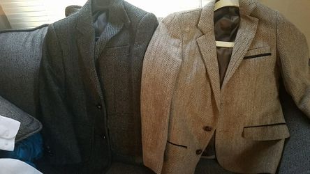 Boys size 8 suit coat jackets