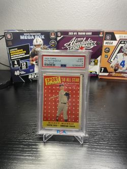 1958 All Star Mantle Psa 4