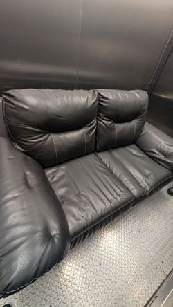 Leather couch