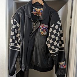 Men's NASCAR 50th Anniversary Leather Jacket