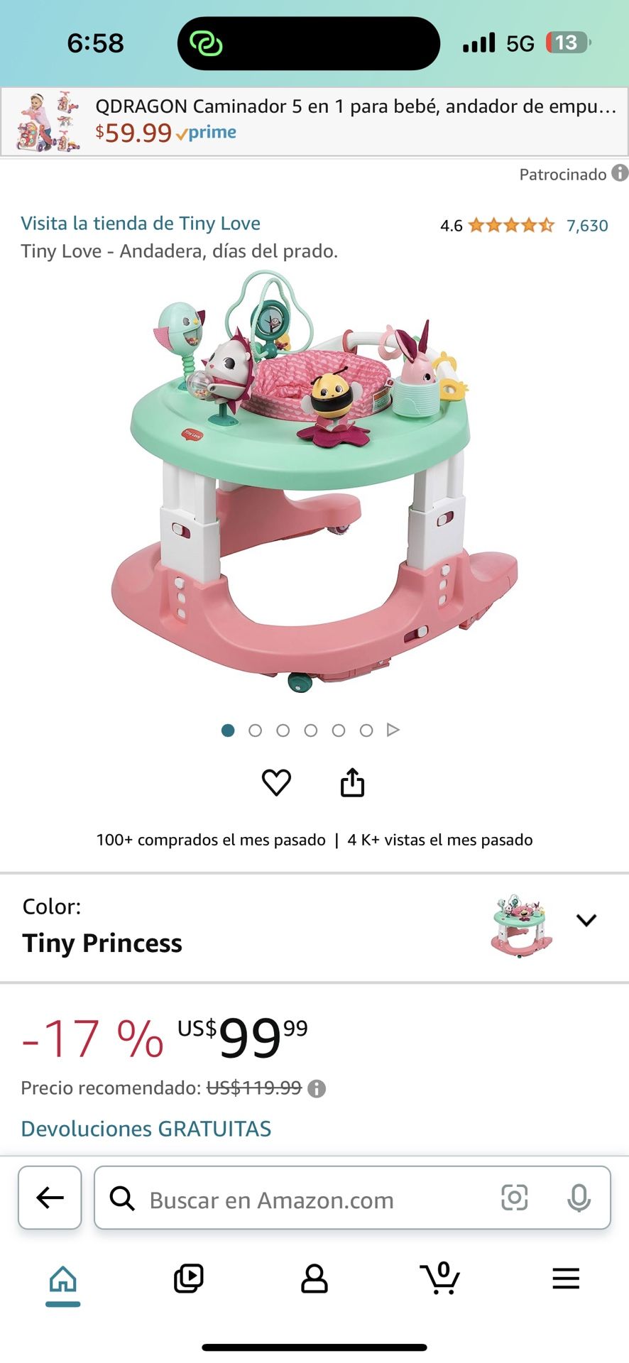 Tiny Love - Andadera, días del prado.