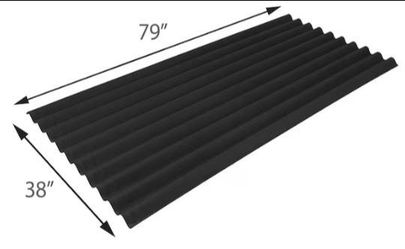 Corrugated Black Asphalt Roof Panels