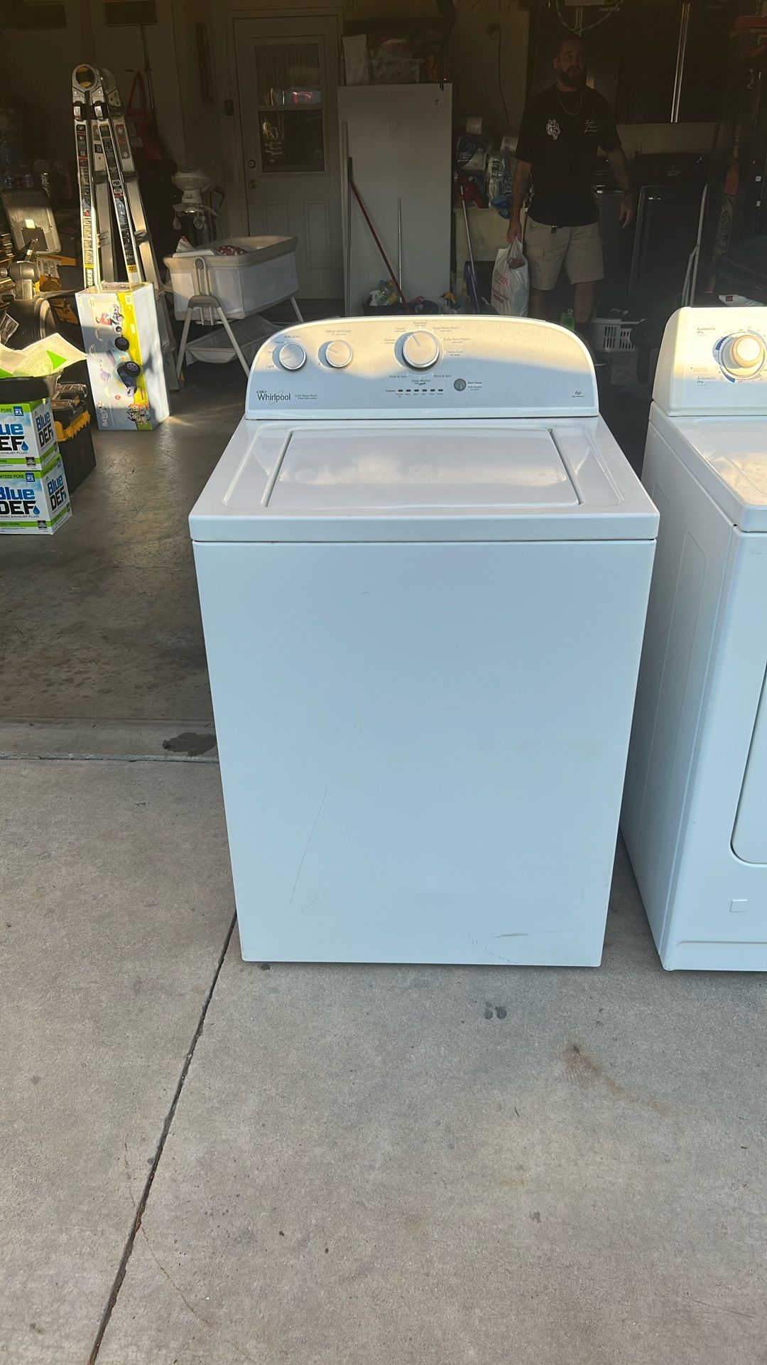 Whirlpool washer and dryer