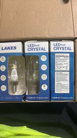 LAKES LED Crystal K9 E14 Candle 6W 550 Lumens 2(contact info removed)K Dimmable (3PACK)