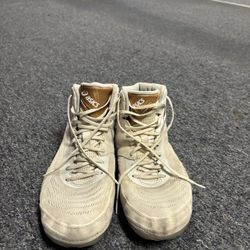 ASIC White Jordan Burroughs Wrestling Shoes 10 1/2