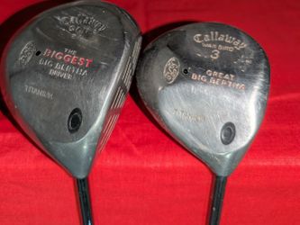•Biggest Big Bertha Driver, Great Big Bertha 
3 Wood w Headcovers