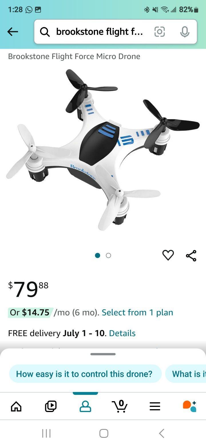 MiniDrone By Brookstone