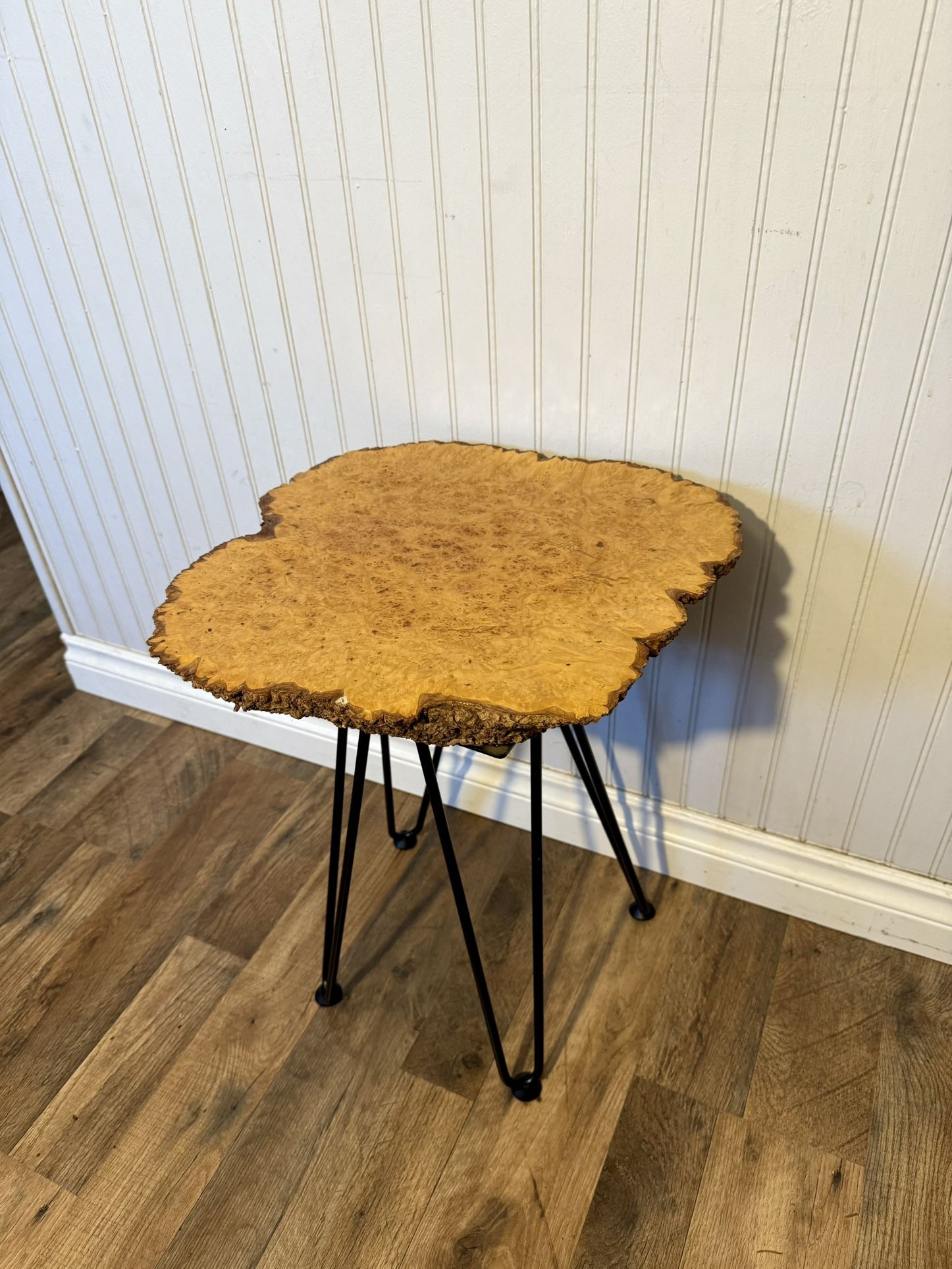 Beautiful Burl Wood Side Table