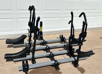 Thule 2 or 4 bike hitch rack with receiver lock