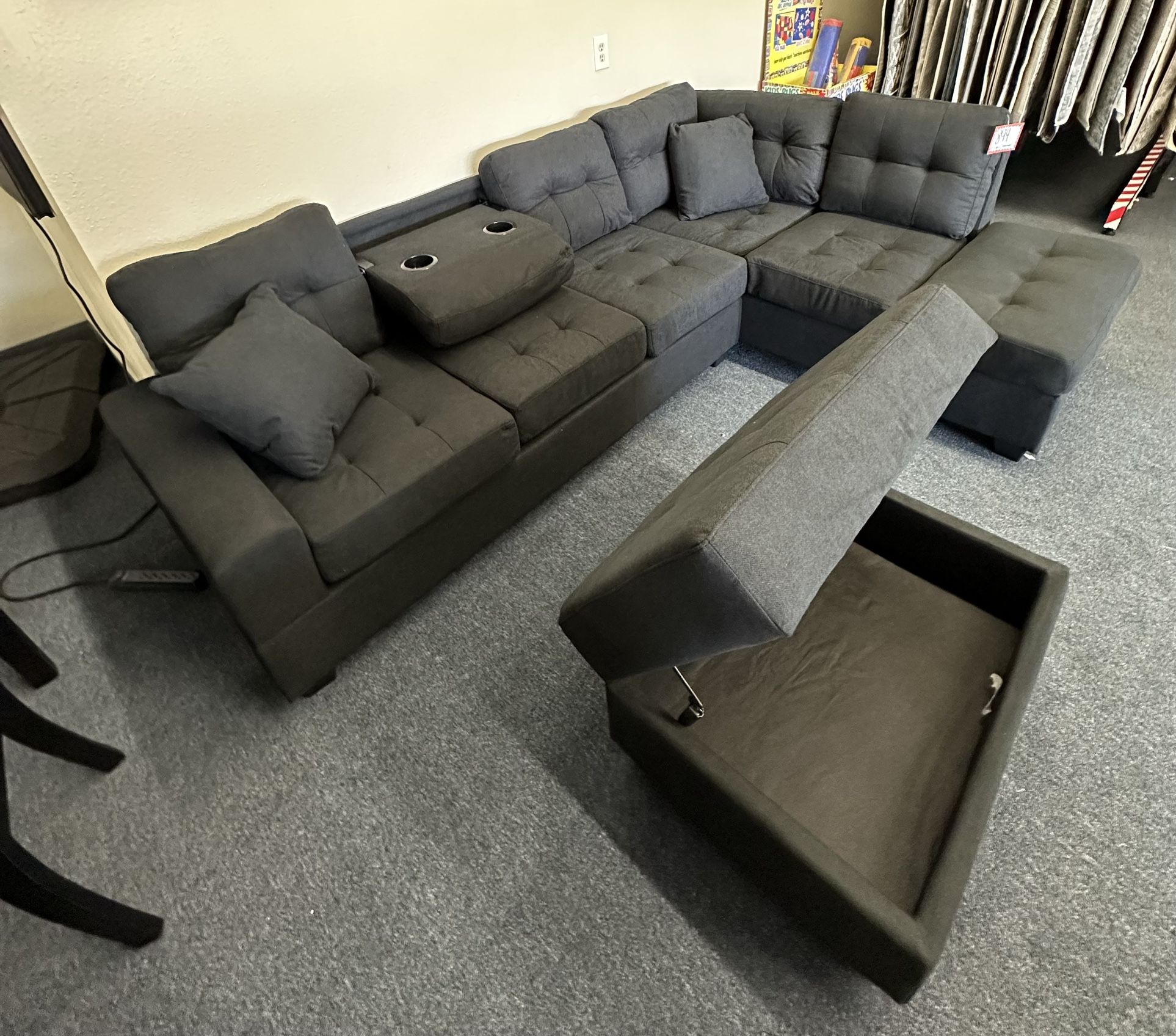 Black Sectional