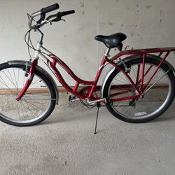 Schwinn red bike