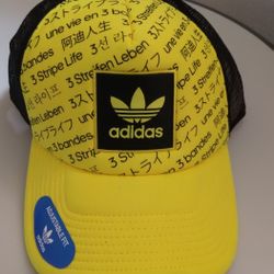 Adidas Sneakers and Hat.