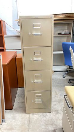 Hon 4 drawer vertical file cabinet