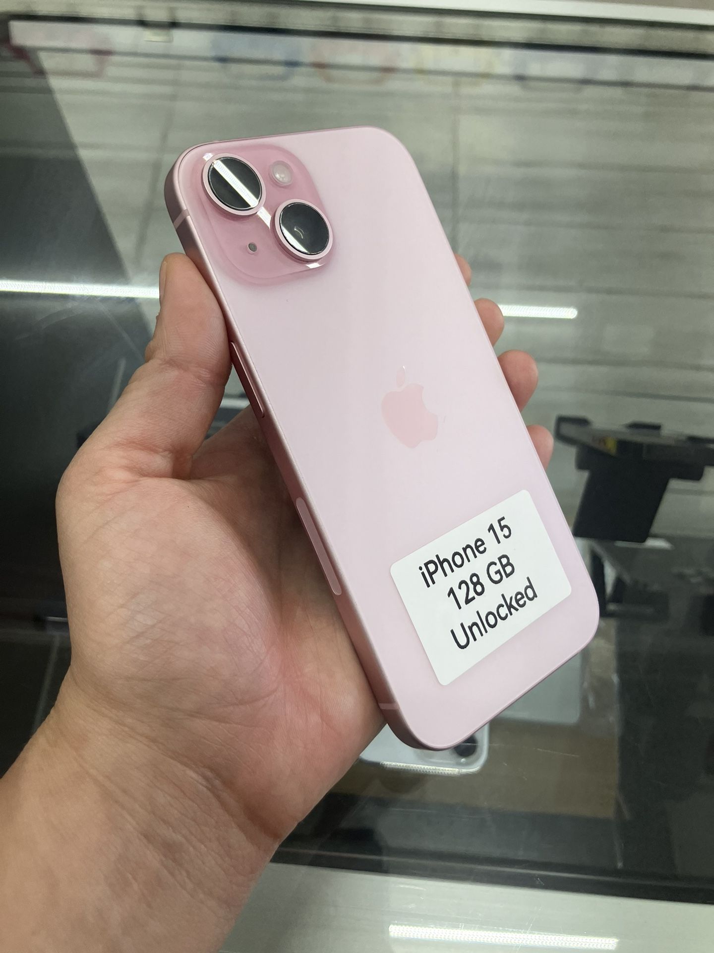 Pink iPhone 15, Unlocked, Cash Or $50 Down