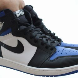  Jordan 1 Retro High OG 'ROYAL TOE' Size 13 MENS