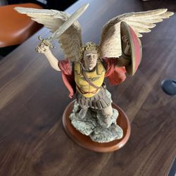 Archangel Michael Statue The History of Angels  Collection Bill Dale 1993 12.5in