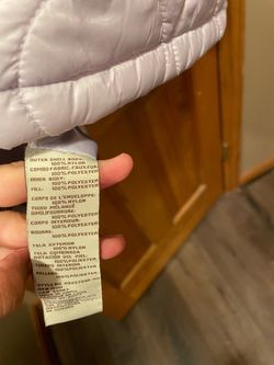 Light Purple Quilted Puffer Jacket