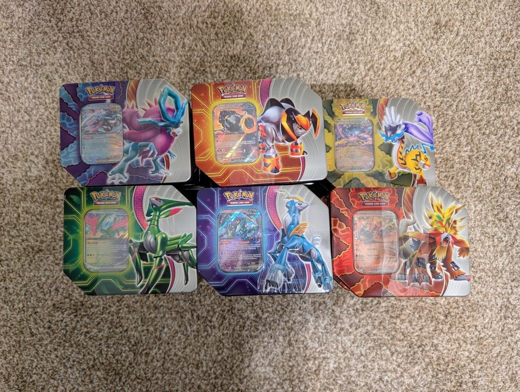Pokemon TCG Paradox Destinies/Clash Tins