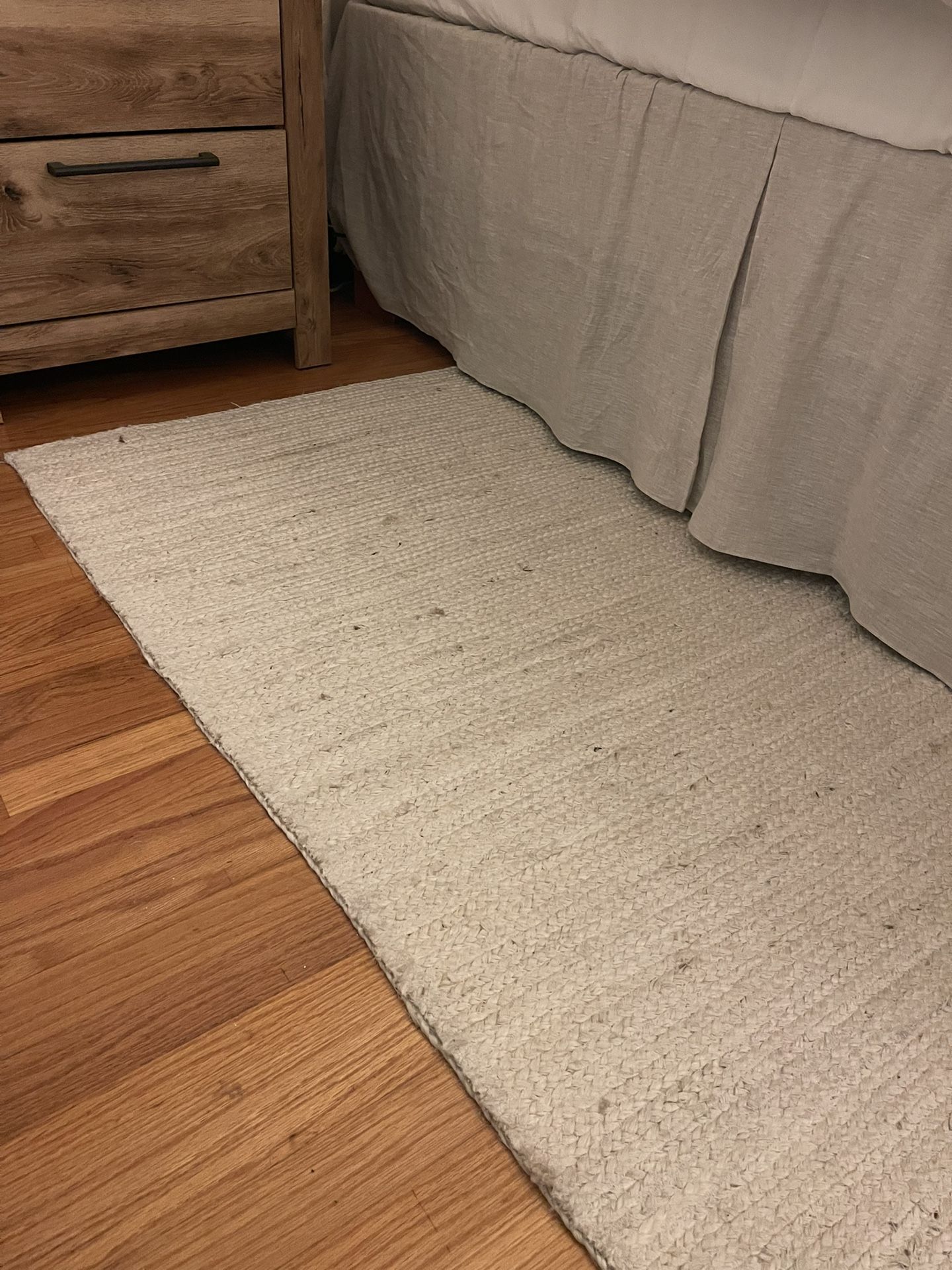 Natural White Boho jute rug, Off White Jute Area Rug, Ivory Beige Rug,