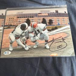 autograph Hanford Dixon picture