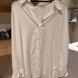 Madewell shirt, White, women’s