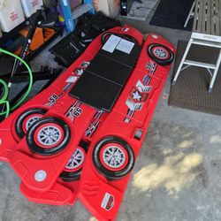 2 Kids RACE car Beds. 