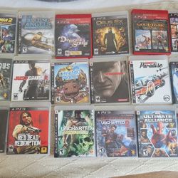 PS3 & PS4 (30 GAMES)