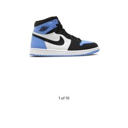 Jordan 1 Unc Toe