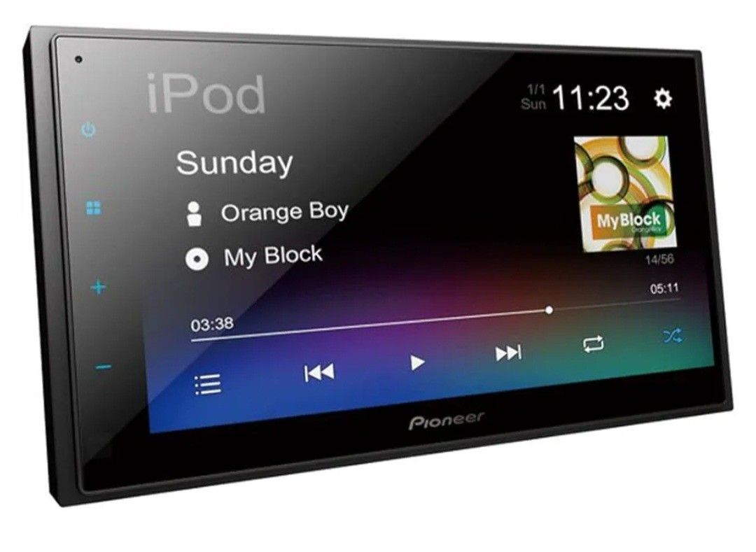 PIONEER 6.8” DMH-130BT Digital Media Receiver - Touchscreen, Bluetooth