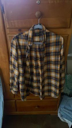Yellow  flannel size medium