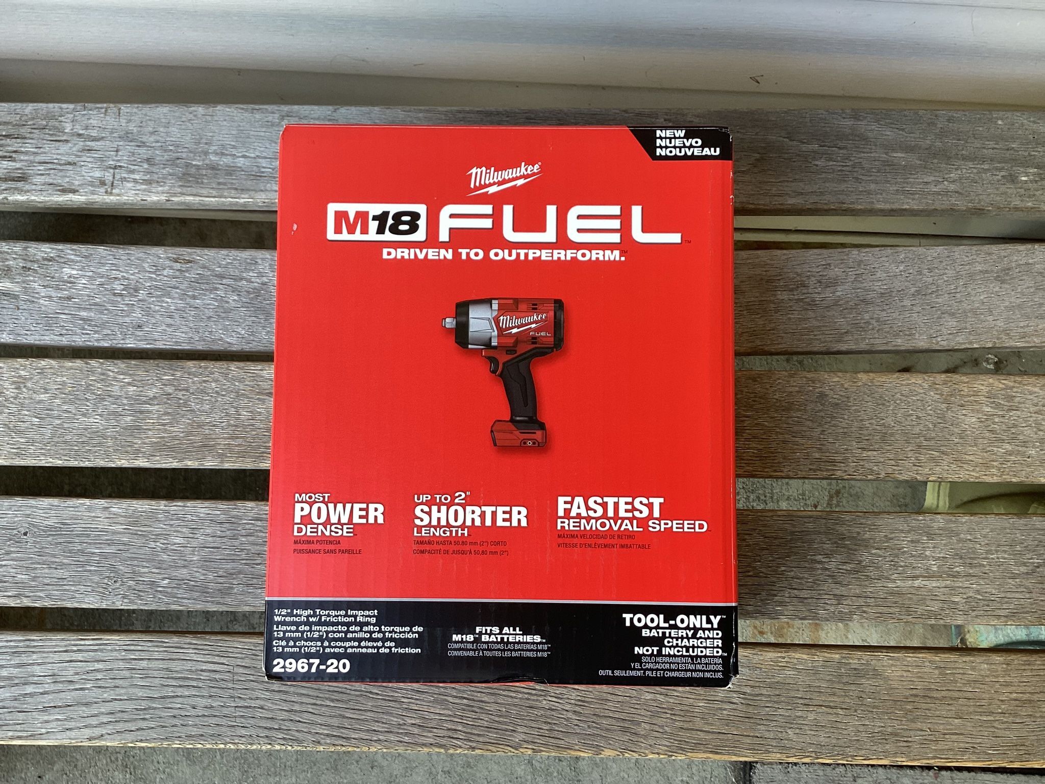 Milwaukee M18 FUEL High Torque 1/2” Impact Wrench.  Brand NEW.  Tool Only.