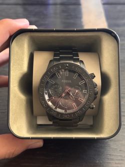 All Black Fossil Watch