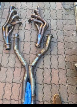 Cadillac CTS-V2 headers and x pipe