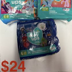 Pampers Easy Ups Size 2t-3t Bundle