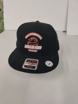 Seoul Korea Dragon International Baseball Cap Black Hat Unisex Otto Brand K Pop style