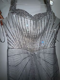 Silver dress