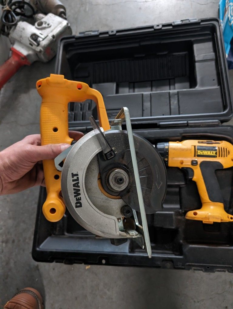 DeWalt Hammer Drill & Circular Saw.