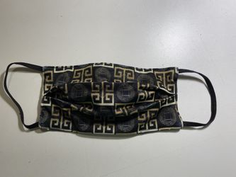 Black & Gold Washable Face Mask
