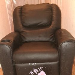 Child's Recliner Black