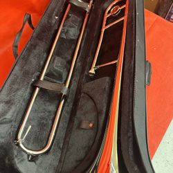 Nice Silver Tenor Trombone with New Mouthpiece Excellent Condition $400 Firm