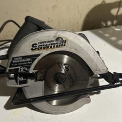CRAFTSMAN SAWMILL 7 1/4" CIRCULAR SAW MODEL (contact info removed)20 2. 3/4 HP- 120v Vintage