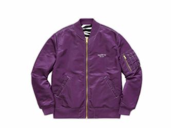 Supreme zebra reversible ma-1 bomber szMedium