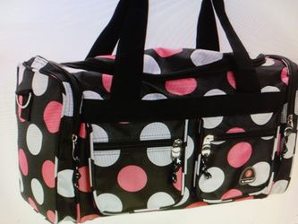 Duffel Bag, fingerless gloves, workout,biker shorts.